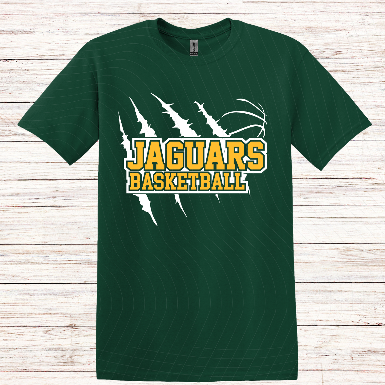 Jupiter Jaguars Basketball- Design D-Shirts-Short/Long Sleeve- Cotton/ Dri-Fit