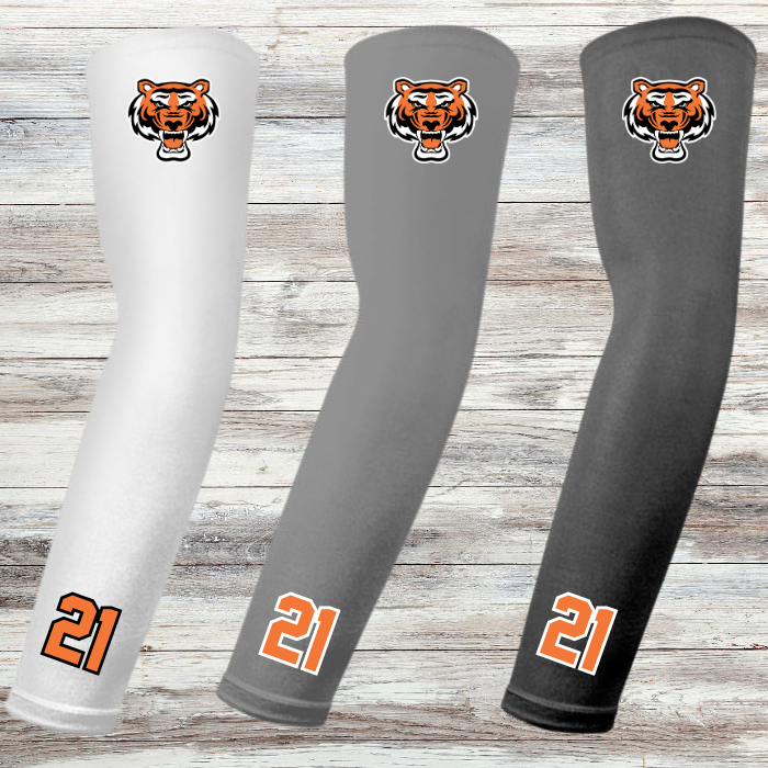 Tigers Baseball Custom Arm Sleeves