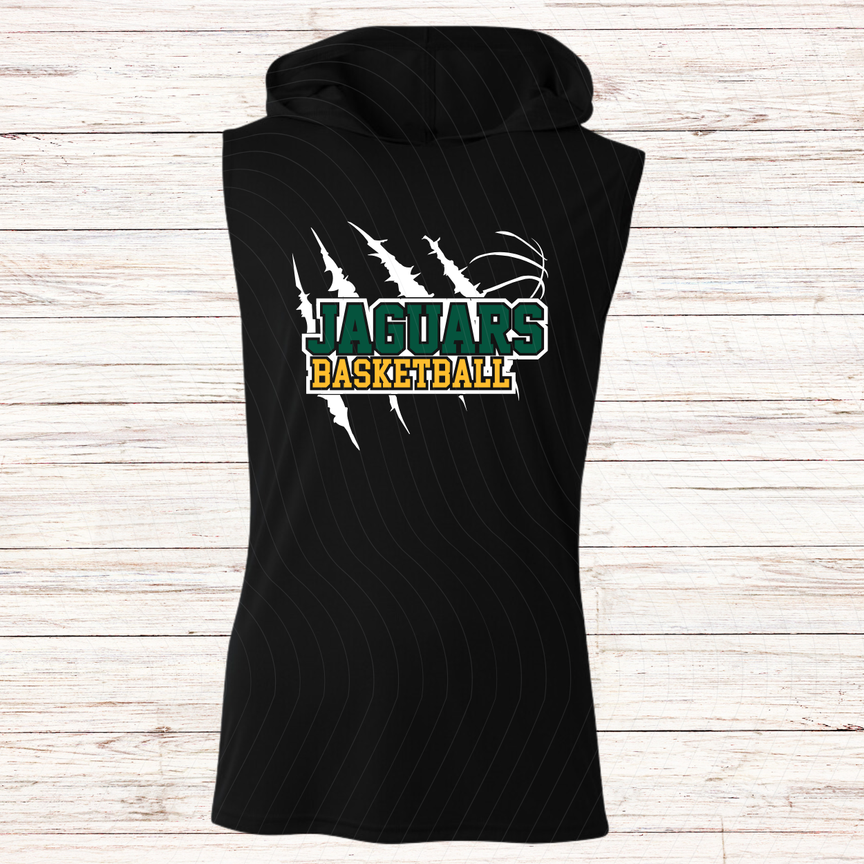 Jupiter Jaguars Basketball -Design D-Dri Fit Sleeveless w/ Hood