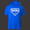Macon Trouble- Design-C-BLUE- Short/Long Sleeve Dri-Fit w/ Hood