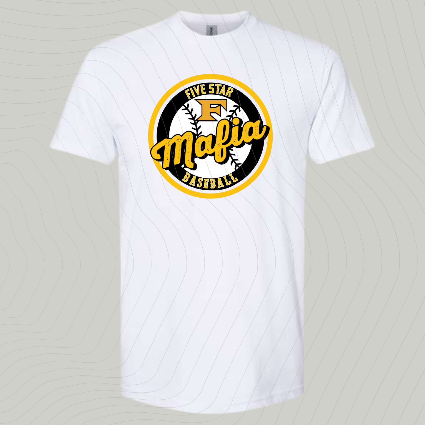 Design B- White Short/ Long Sleeve