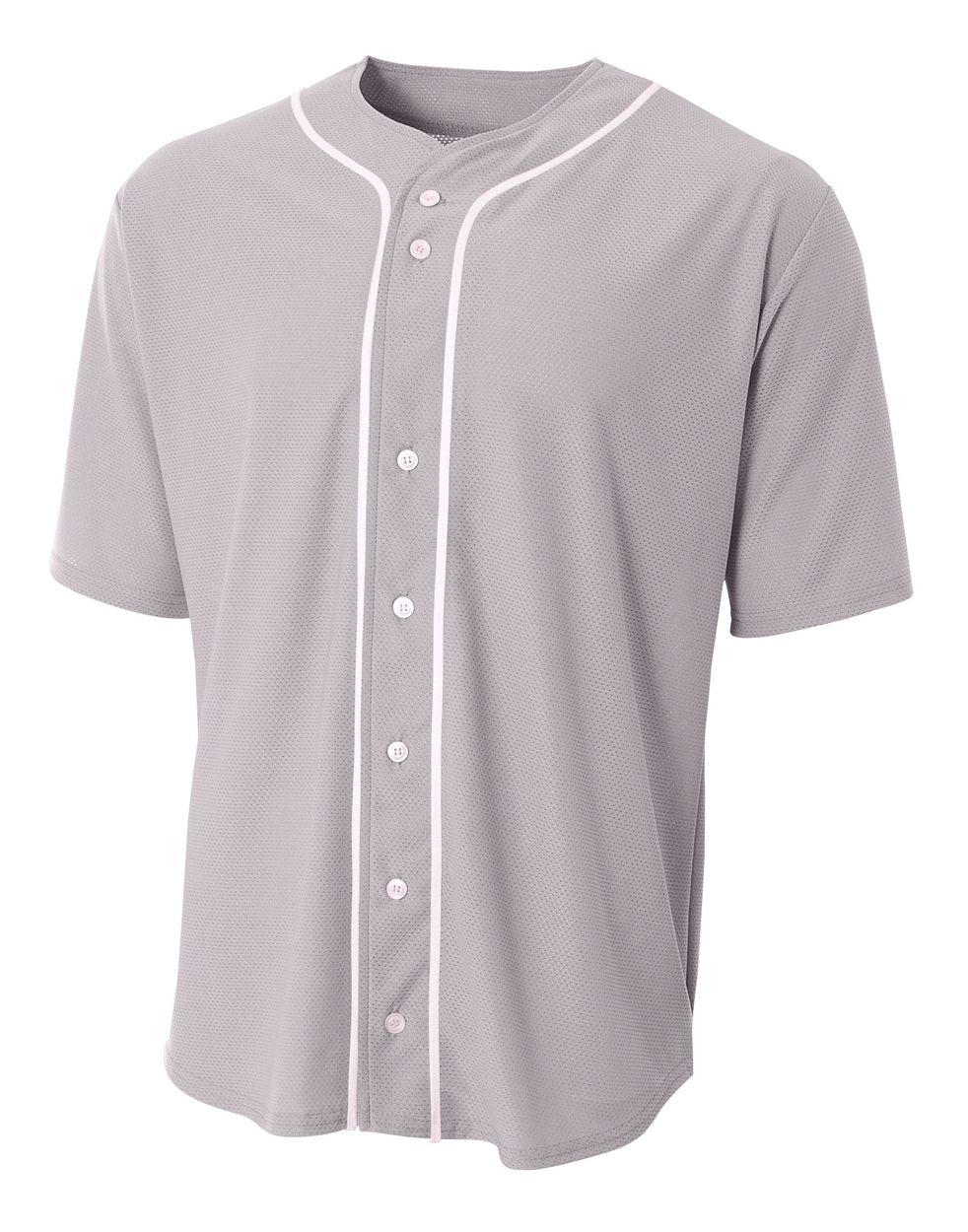 CUSTOM JERSEY-Short Sleeve Full Button Baseball Top