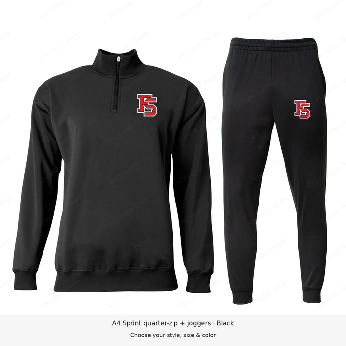 Factory Sports — FS Logo — A4 Sprint Matching Set — example 3; corrected left-chest placement