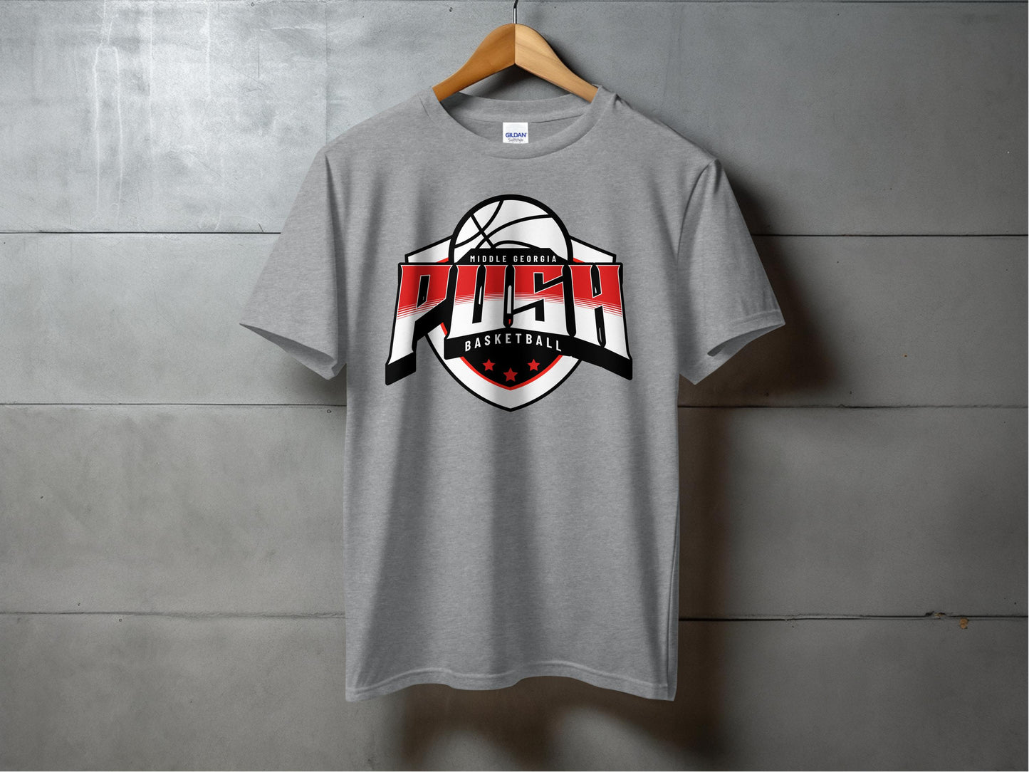 PUSH Basketball Design 2- Short Sleeve/ Long Sleeve Shirts