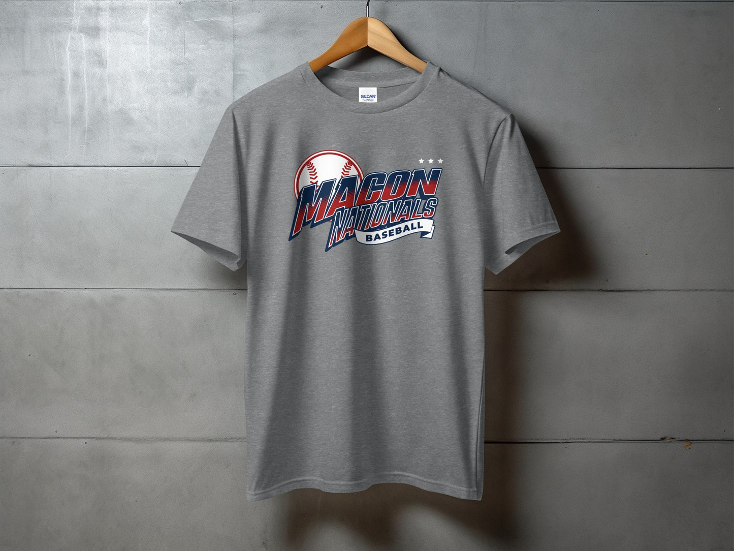 Macon Nationals Baseball- Design 3