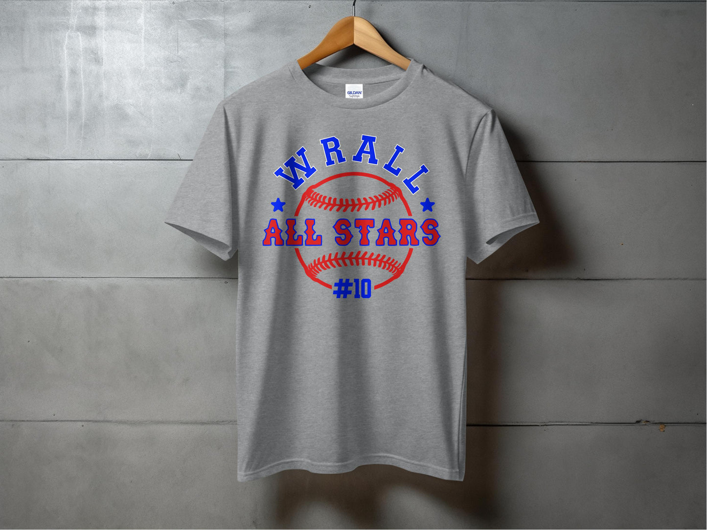 WRALL All Stars- Design 5- Short Sleeve or Tank All Colors
