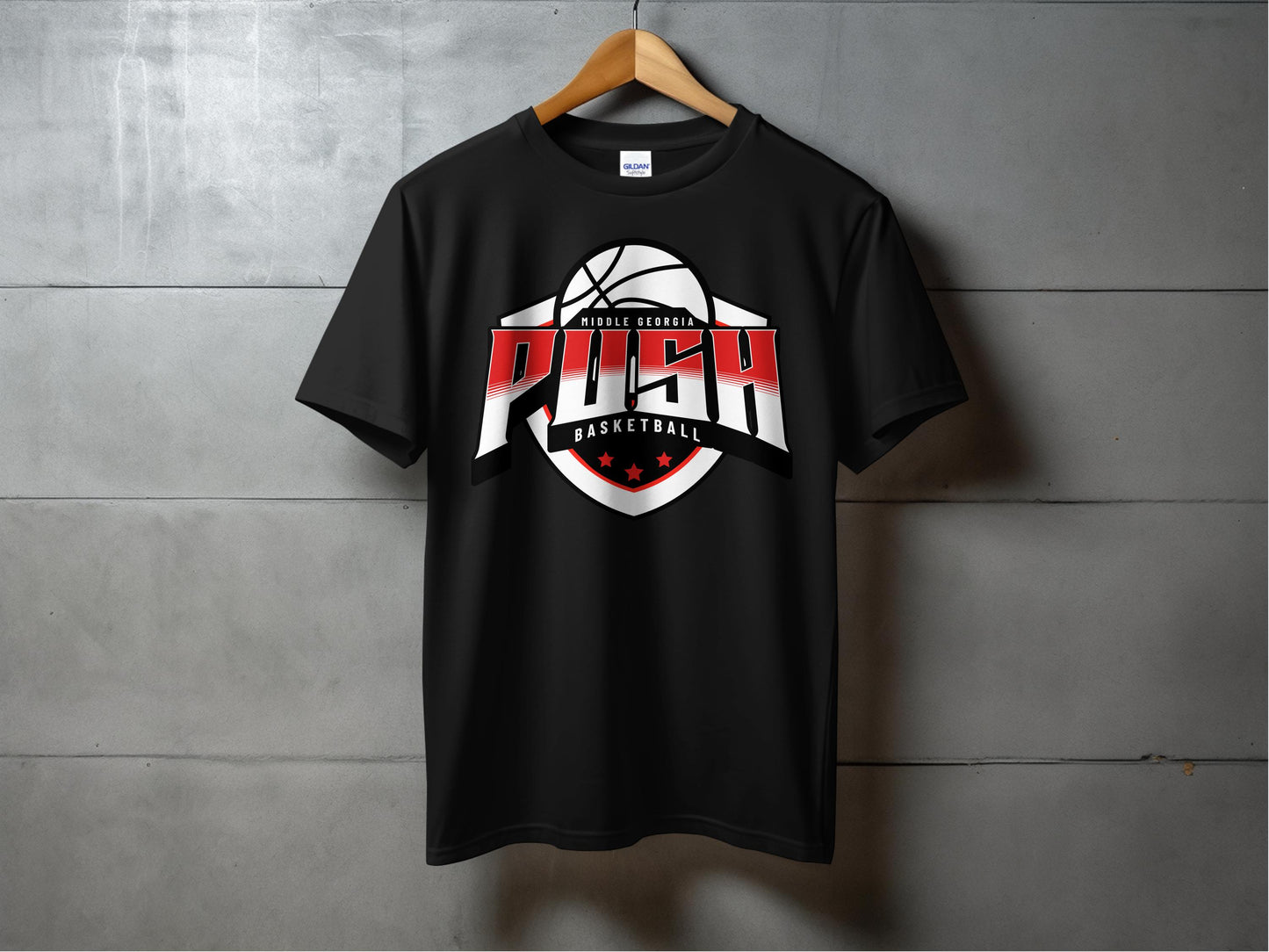 PUSH Basketball Design 2- Short Sleeve/ Long Sleeve Shirts