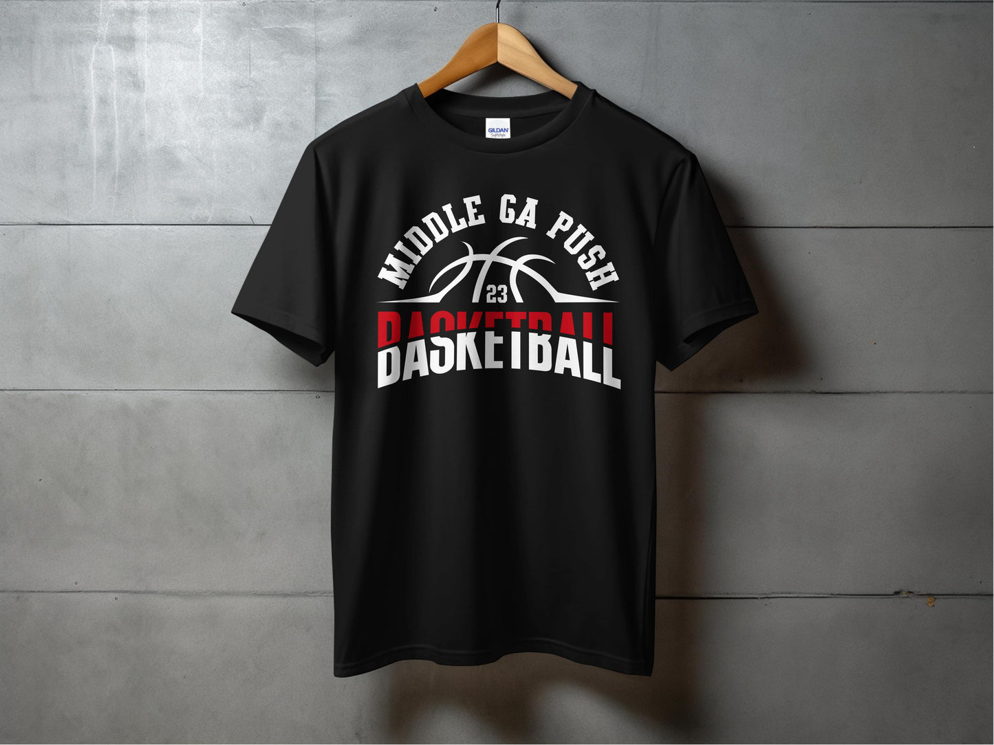 PUSH Basketball Design 6- Short Sleeve/ Long Sleeve Shirts