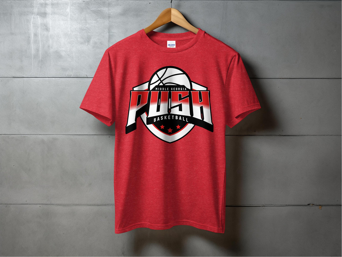 PUSH Basketball Design 2- Short Sleeve/ Long Sleeve Shirts