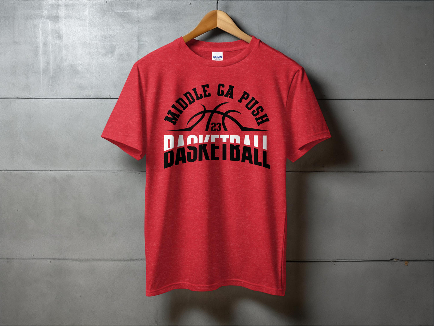 PUSH Basketball Design 6- Short Sleeve/ Long Sleeve Shirts