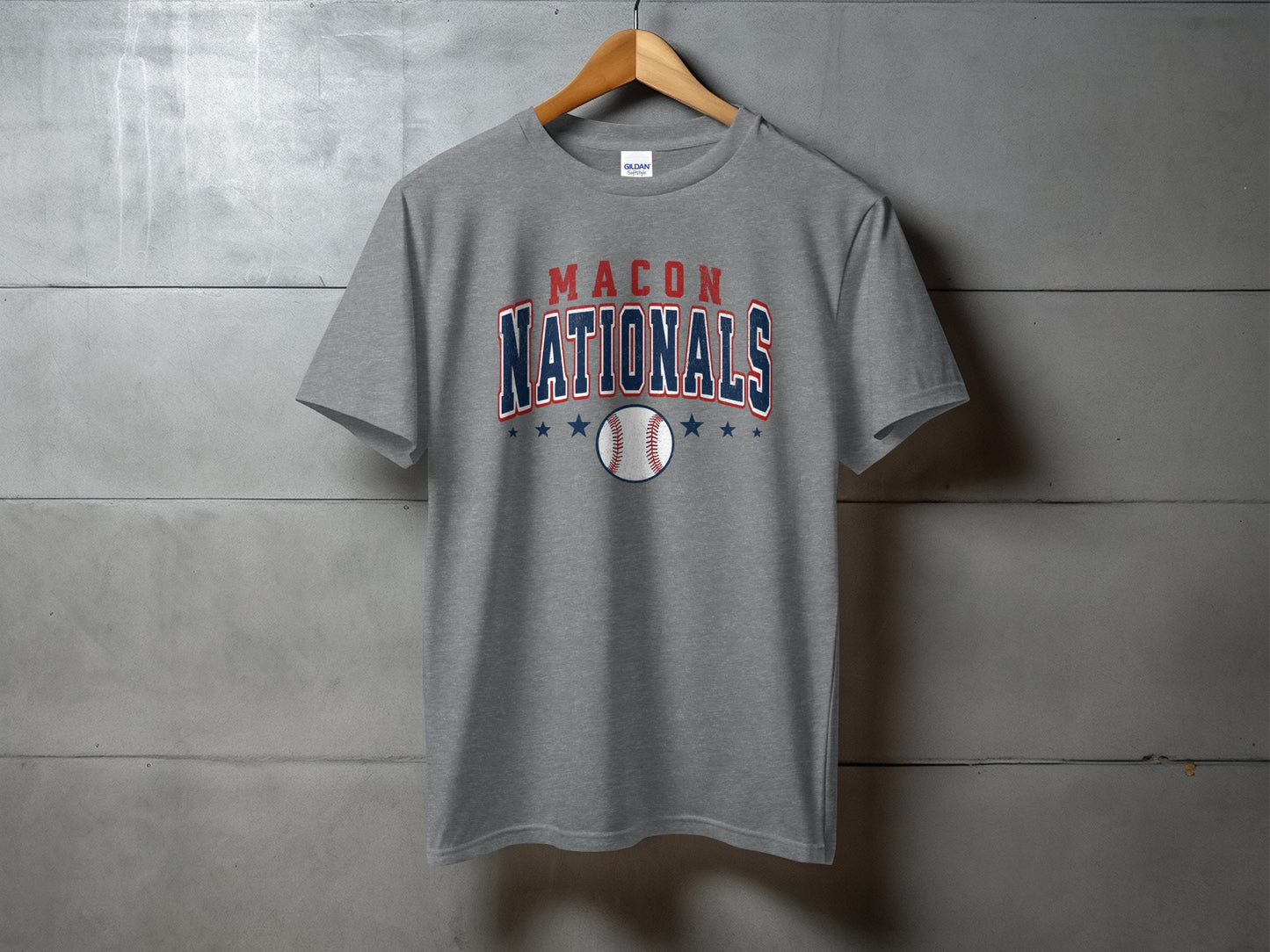 Macon Nationals Baseball- Design 7
