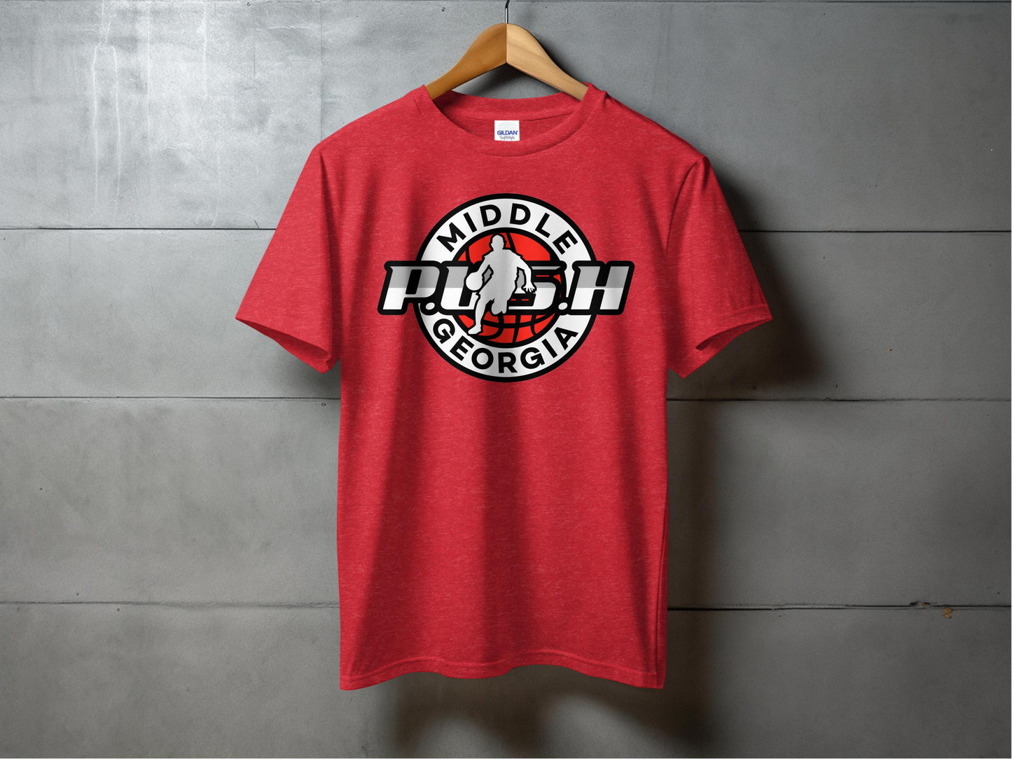 PUSH Basketball Design 1- Short Sleeve/ Long Sleeve Shirts