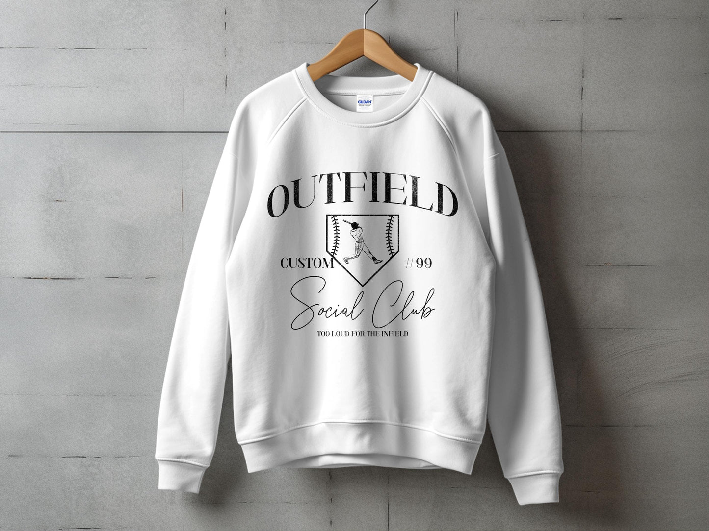 OUTFIELD Social Club- Diamond Design w/Custom Name & Number