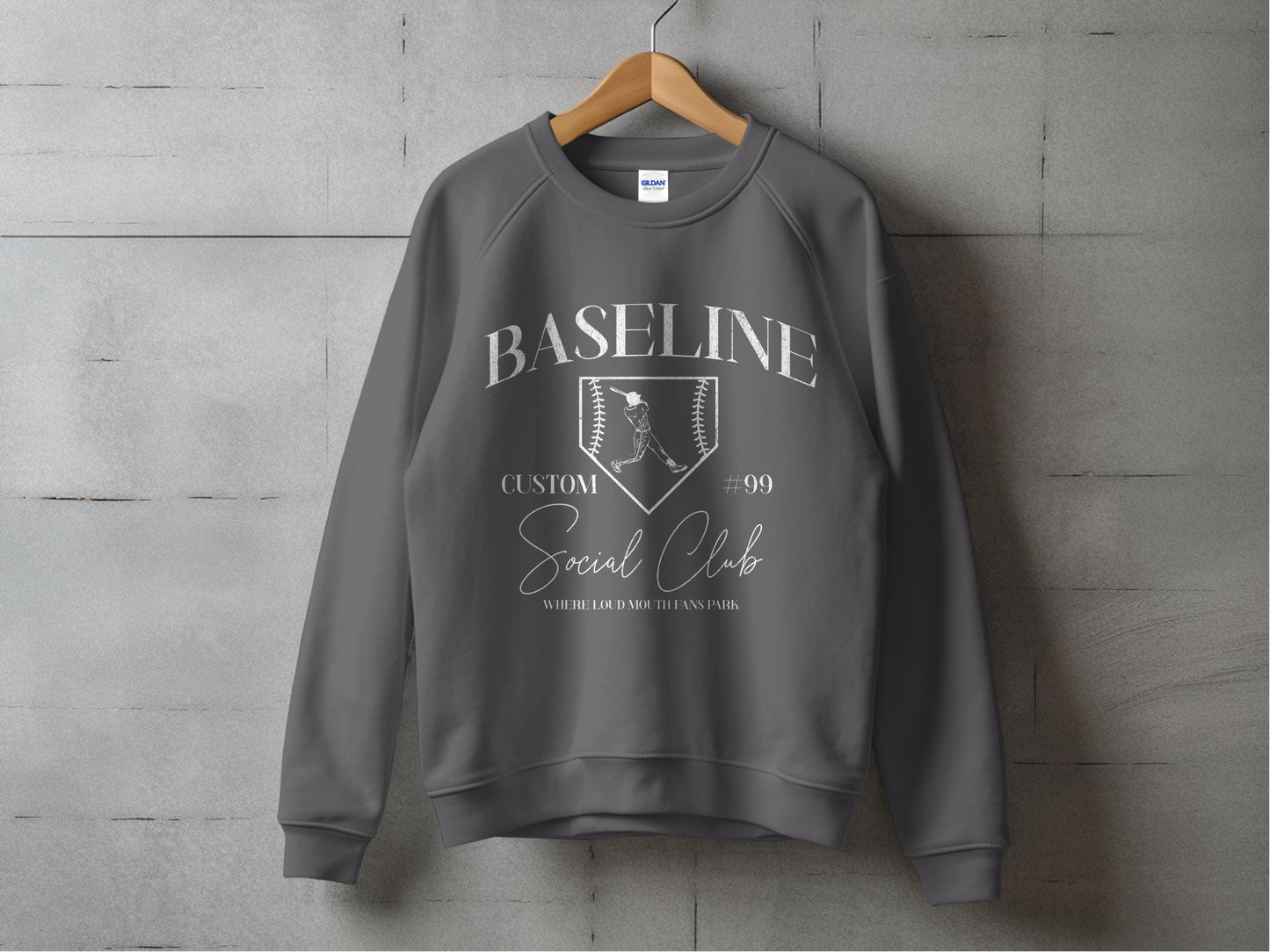 BASELINE Social Club- Diamond Design w/Custom Name & Number