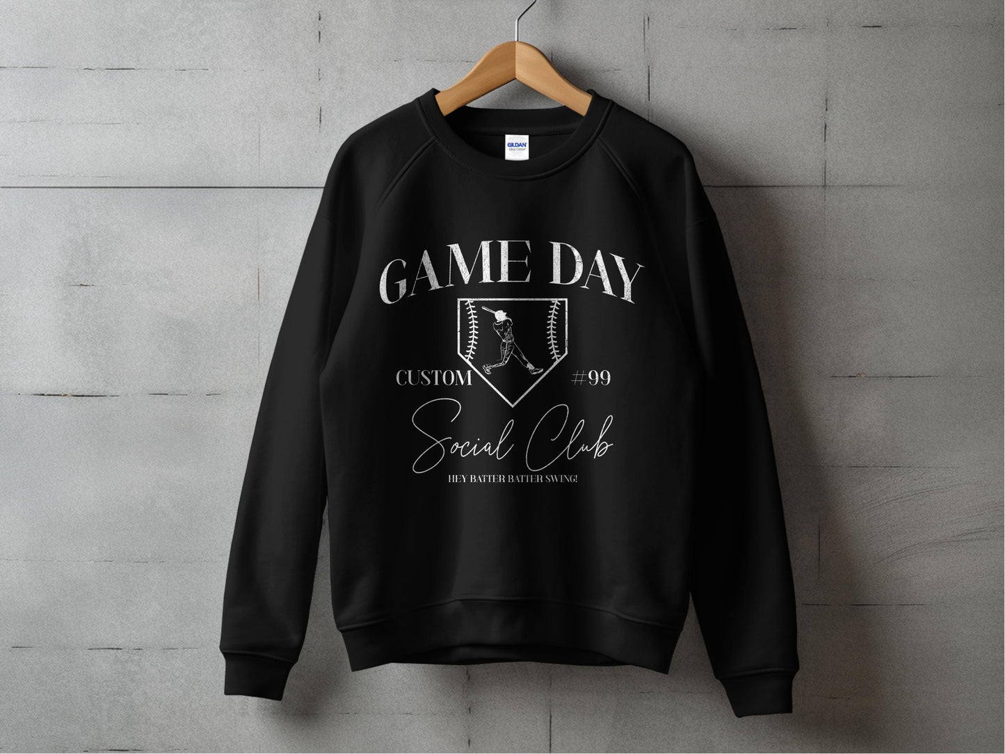 Game Day Social Club- Diamond Design w/Custom Name & Number