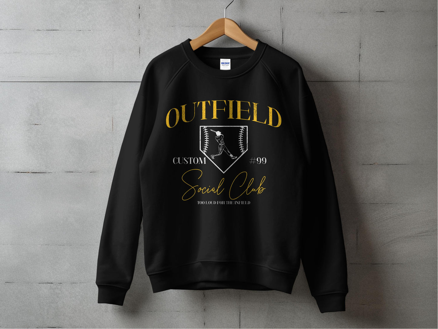 OUTFIELD Social Club- Diamond Design w/Custom Name & Number