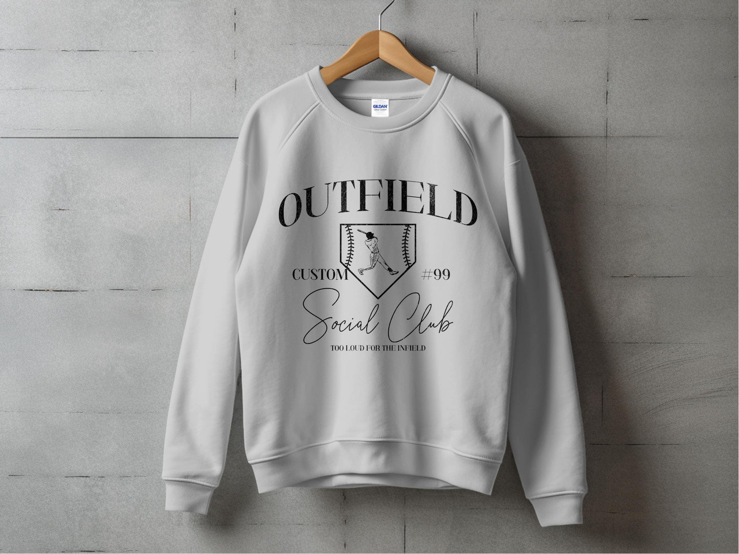 OUTFIELD Social Club- Diamond Design w/Custom Name & Number