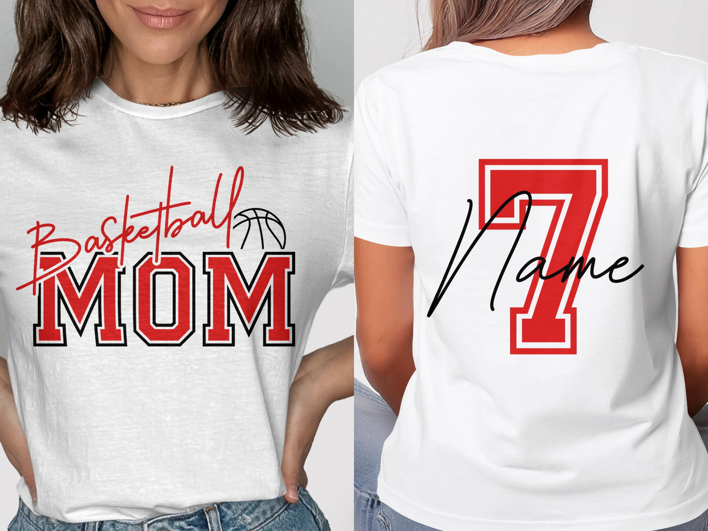 PUSH Basketball Design 9- Short Sleeve/ Long Sleeve Shirts