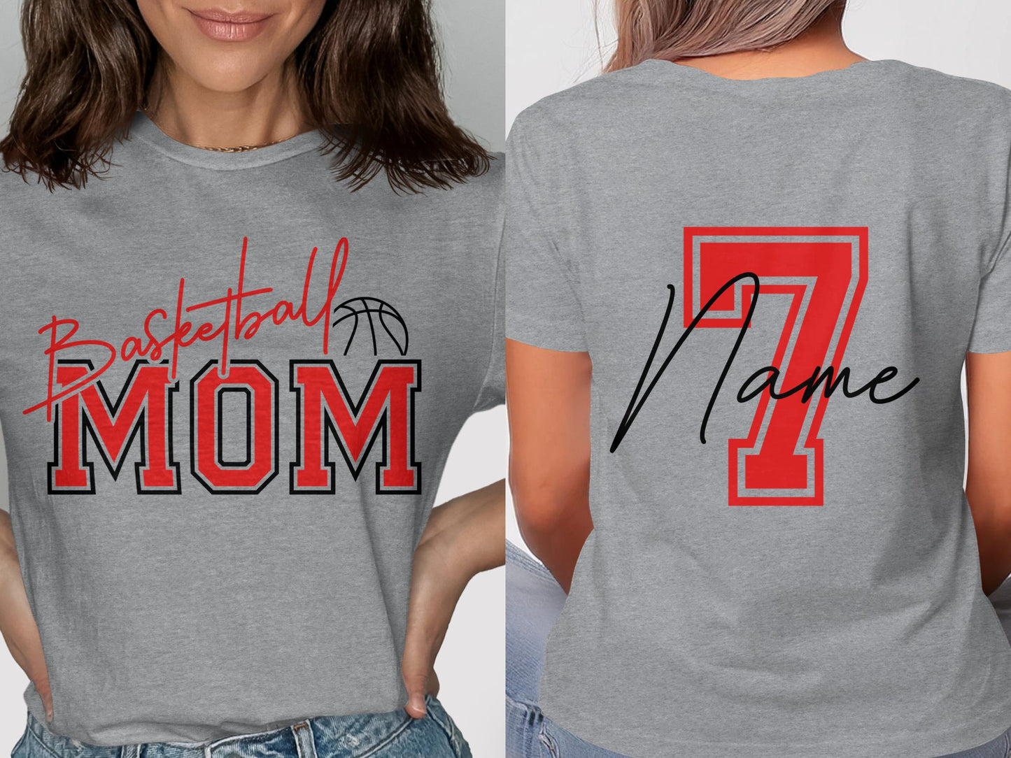 PUSH Basketball Design 9- Short Sleeve/ Long Sleeve Shirts