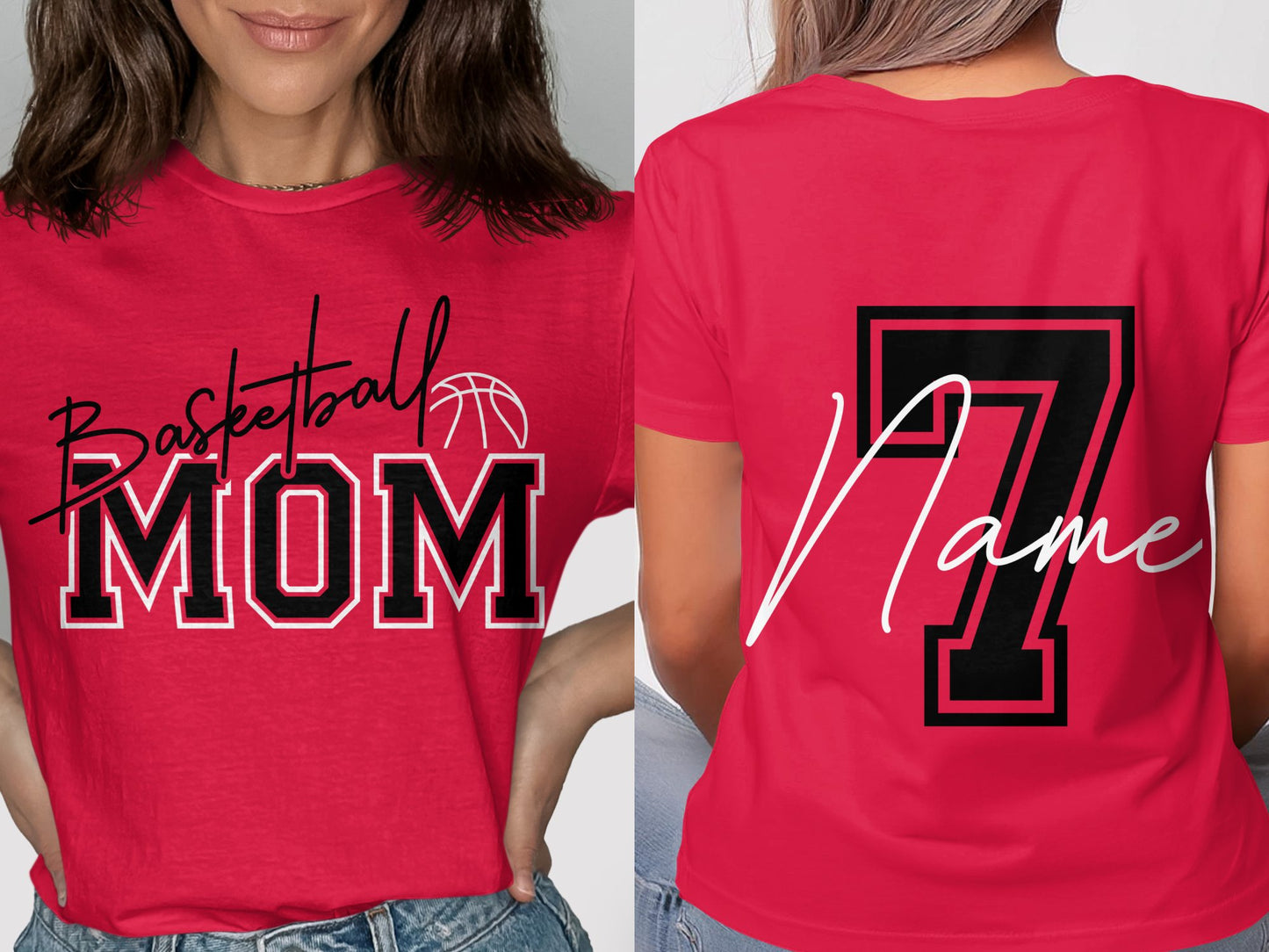PUSH Basketball Design 9- Short Sleeve/ Long Sleeve Shirts