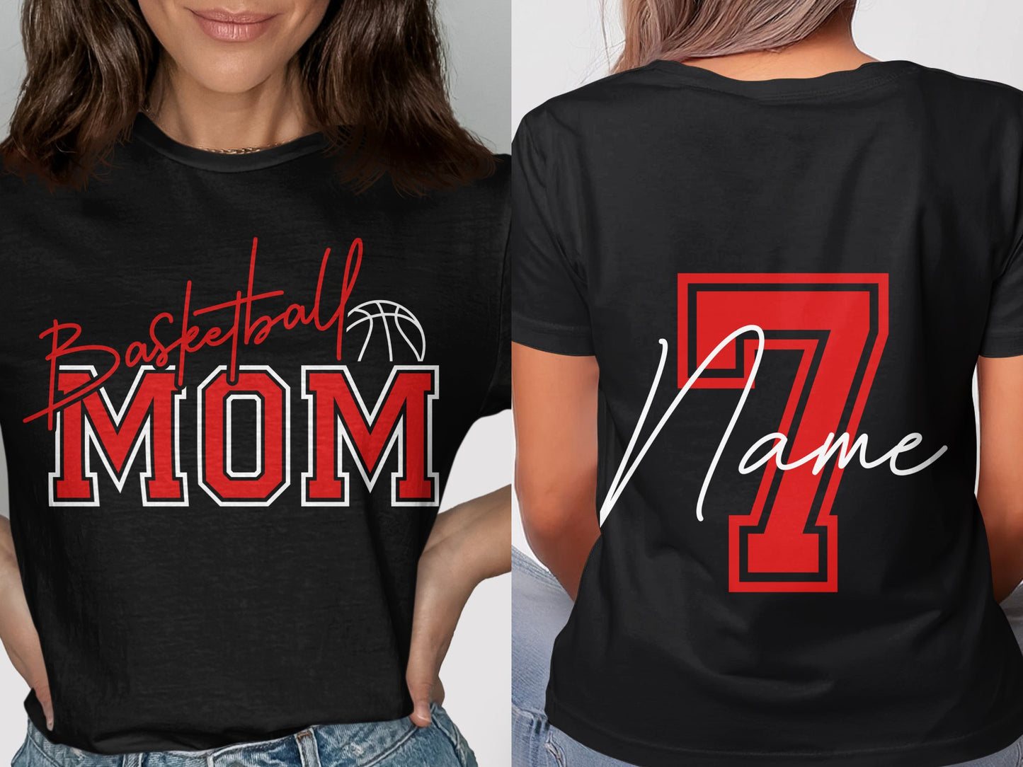 PUSH Basketball Design 9- Short Sleeve/ Long Sleeve Shirts