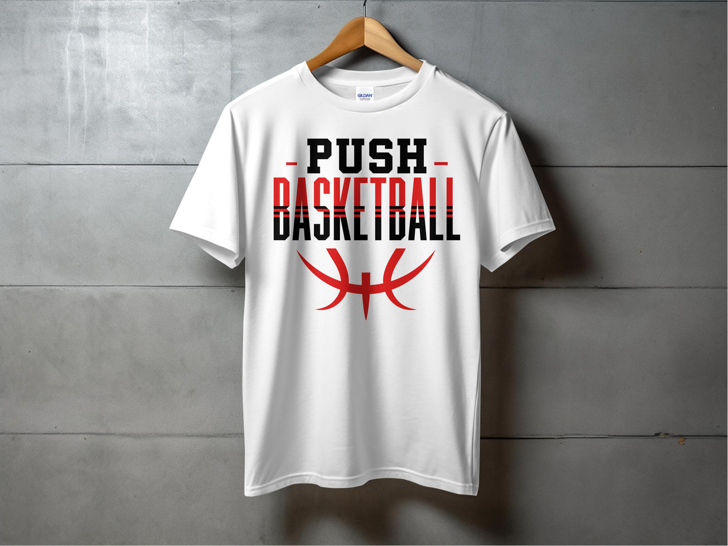 PUSH Basketball Design 4- Short Sleeve/ Long Sleeve Shirts