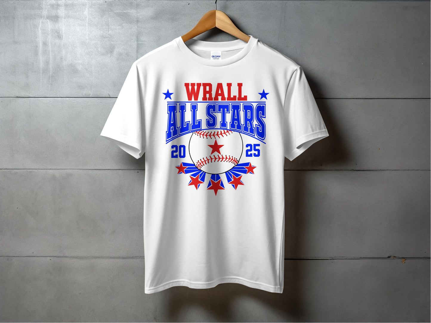 WRALL All Stars- Design 6- Short Sleeve or Tank All Colors