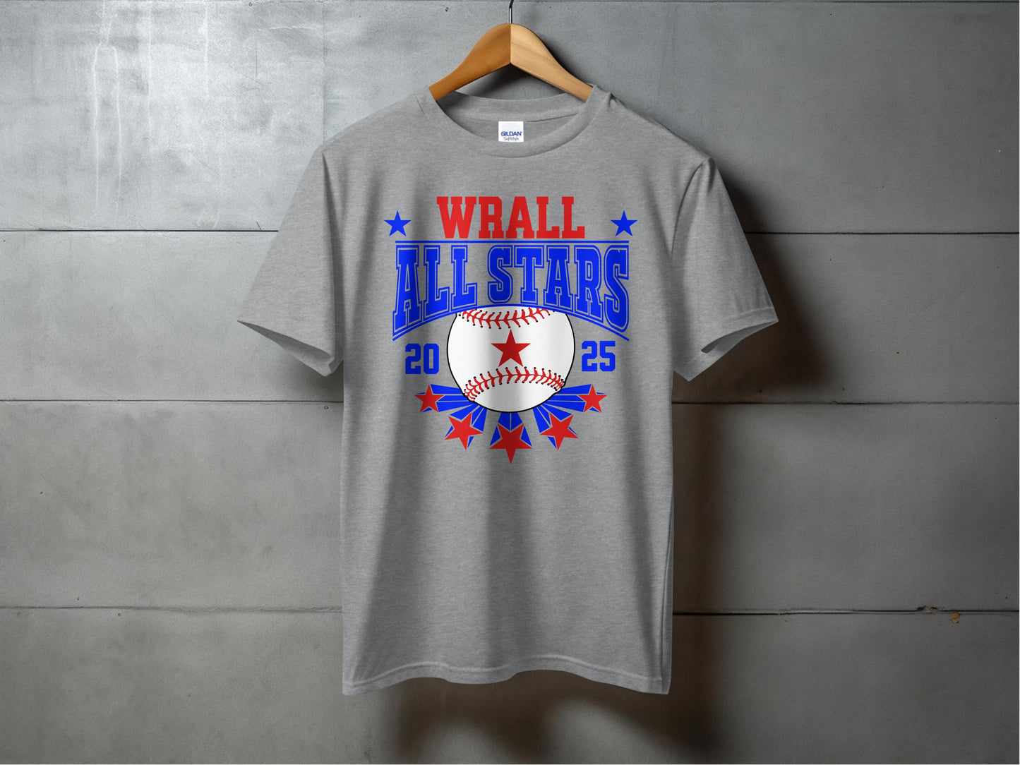 WRALL All Stars- Design 6- Short Sleeve or Tank All Colors