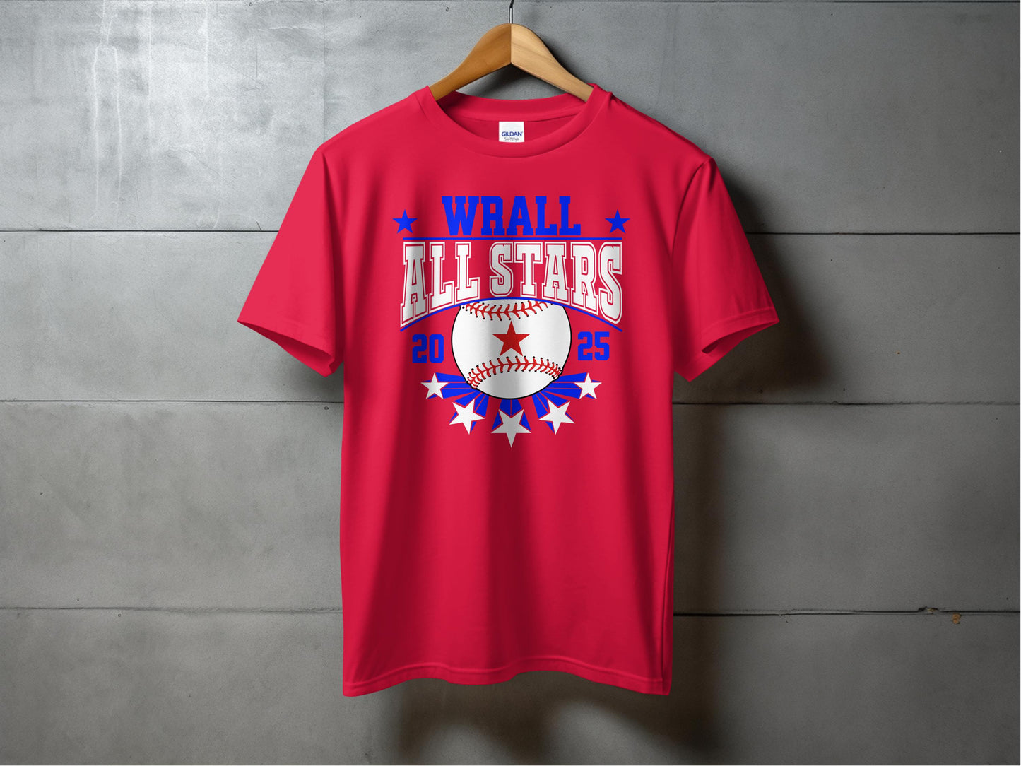 WRALL All Stars- Design 6- Short Sleeve or Tank All Colors