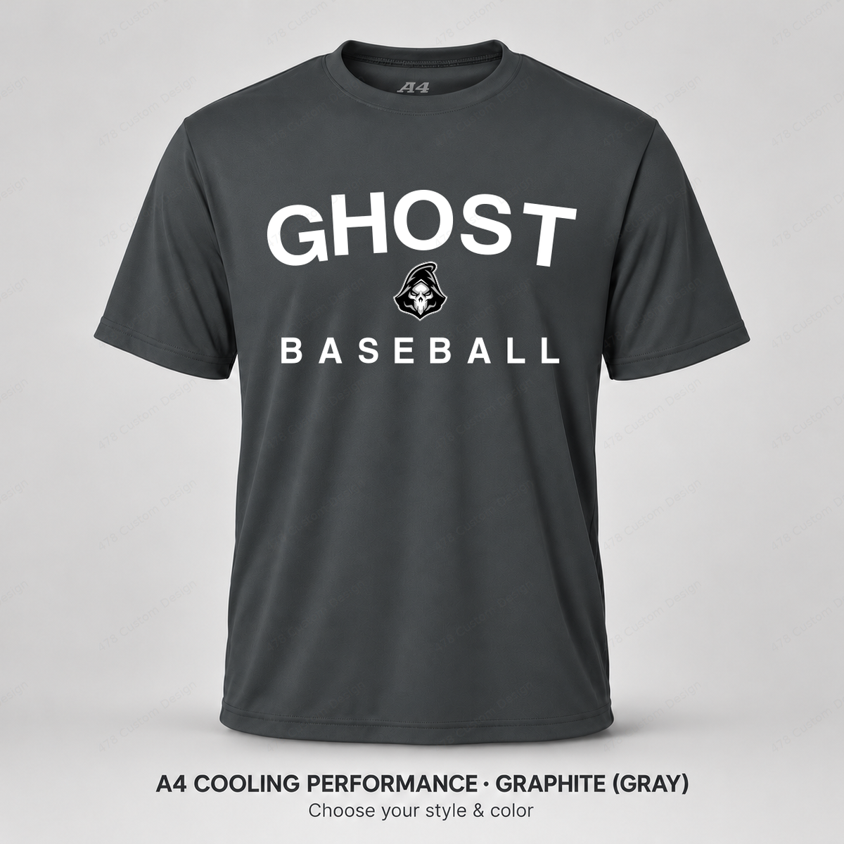 Ghost Baseball Condensed Arch — Gray