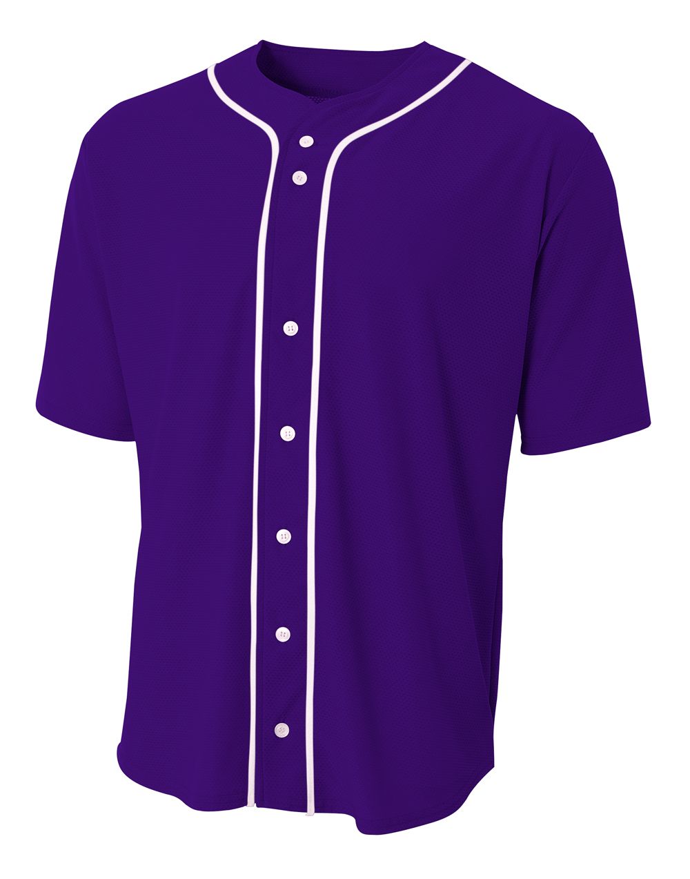 CUSTOM JERSEY-Short Sleeve Full Button Baseball Top