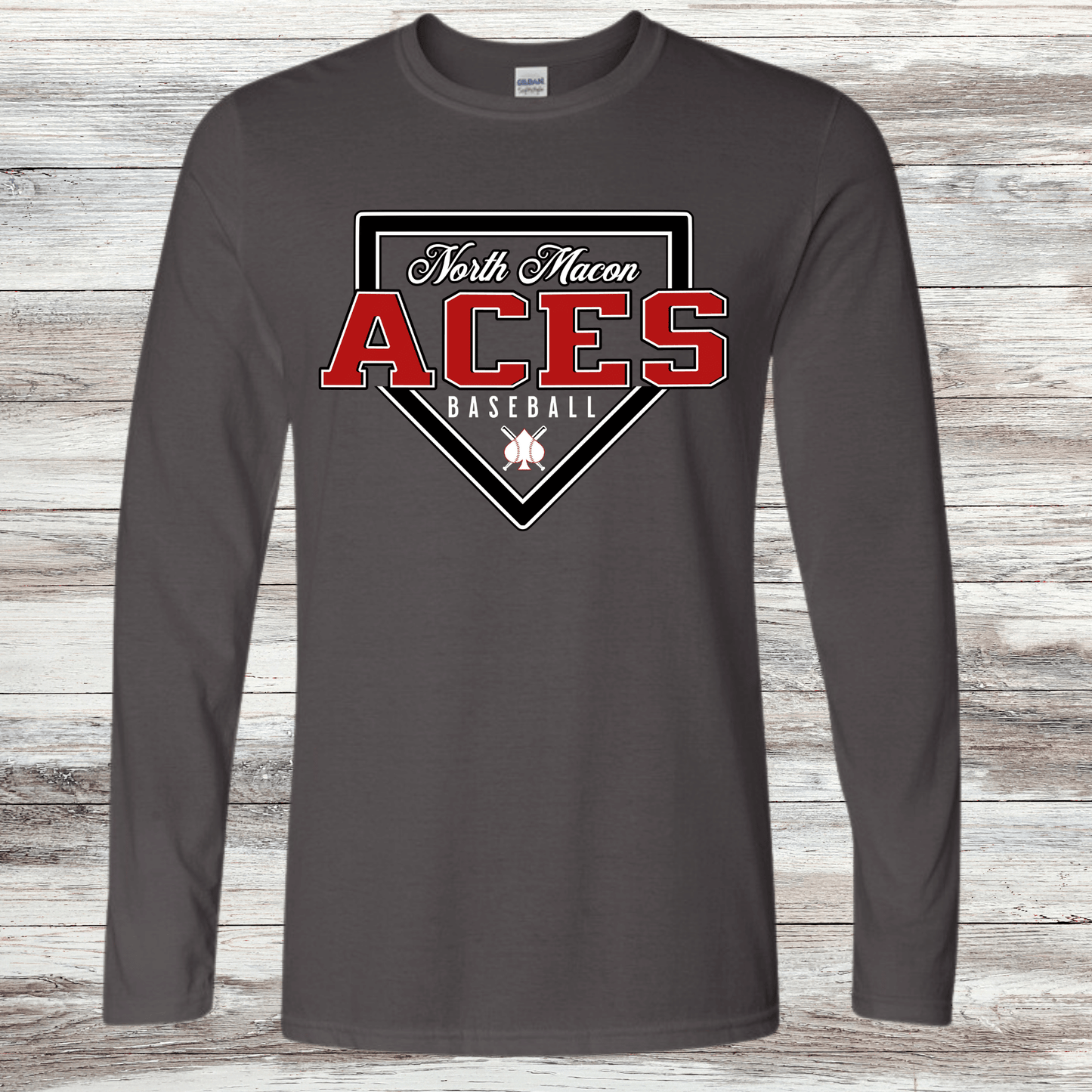 Aces- Design 2- Long Sleeve- Cotton or Dri-Fit
