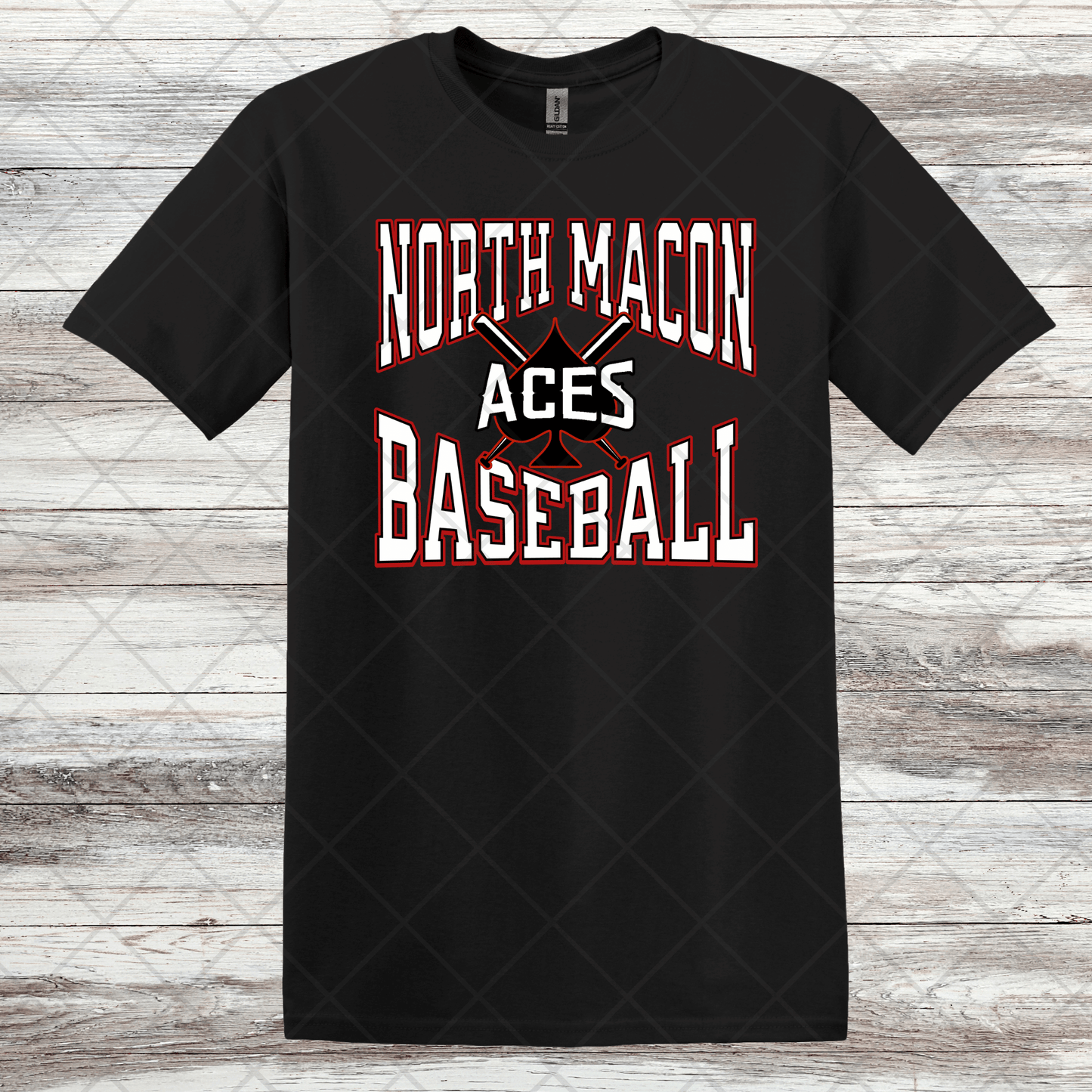 Aces- Design 4- Short Sleeve T-Shirt-Cotton or Dri Fit