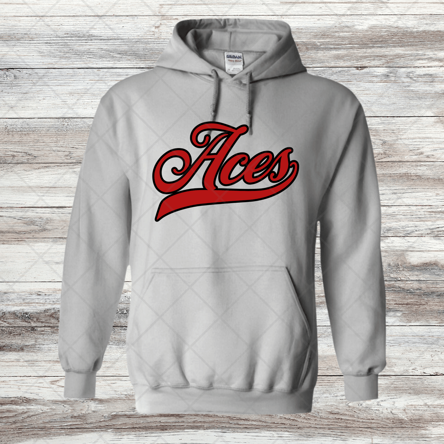 Aces- Design 3- Sweatshirts & Hoodies