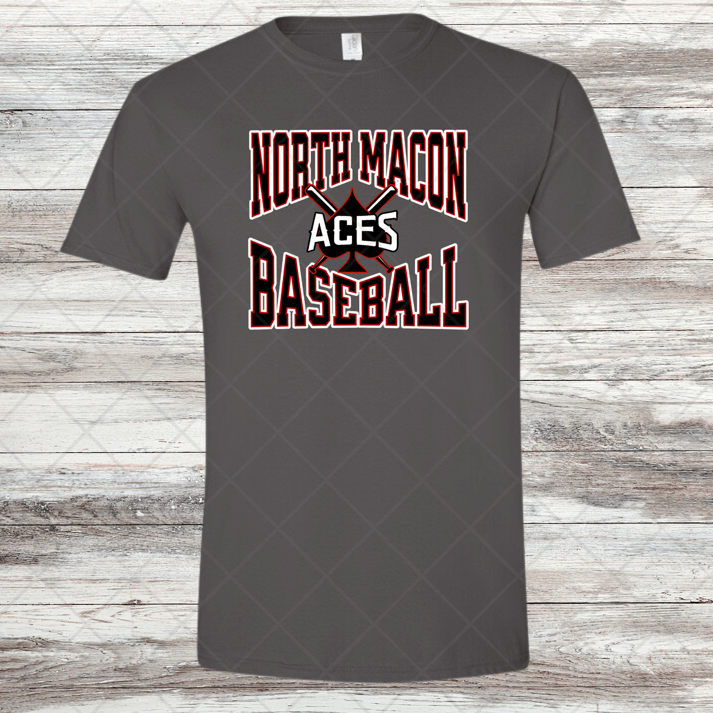 Aces- Design 4- Short Sleeve T-Shirt-Cotton or Dri Fit