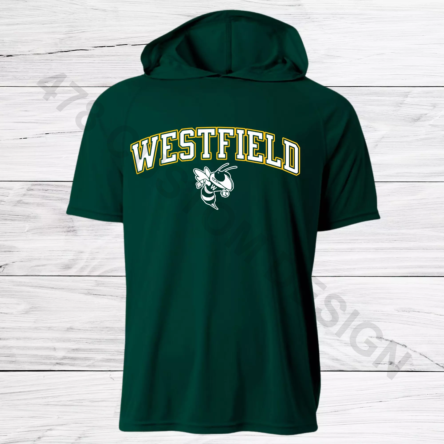 Westfield Design A- Dri Fit Shirt w/ Hoods-Short and Long Sleeve