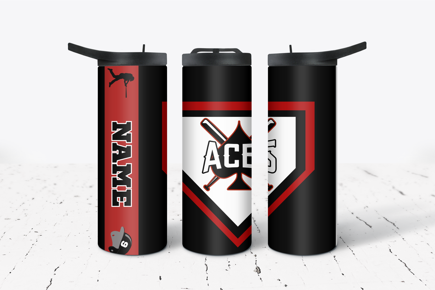 Aces Tumbler- Design 1