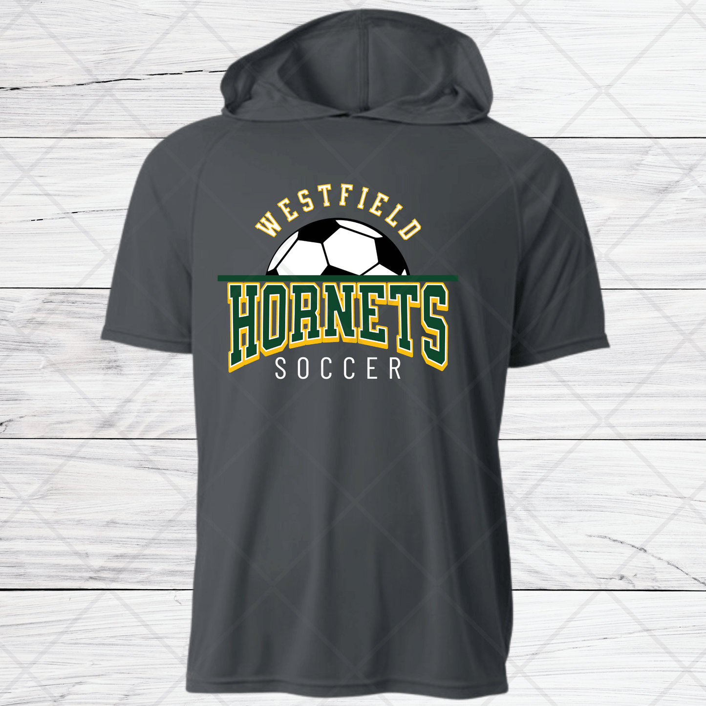 Westfield Design-Soccer- B- Dri Fit Shirt w/ Hoods-Short and Long Sleeve