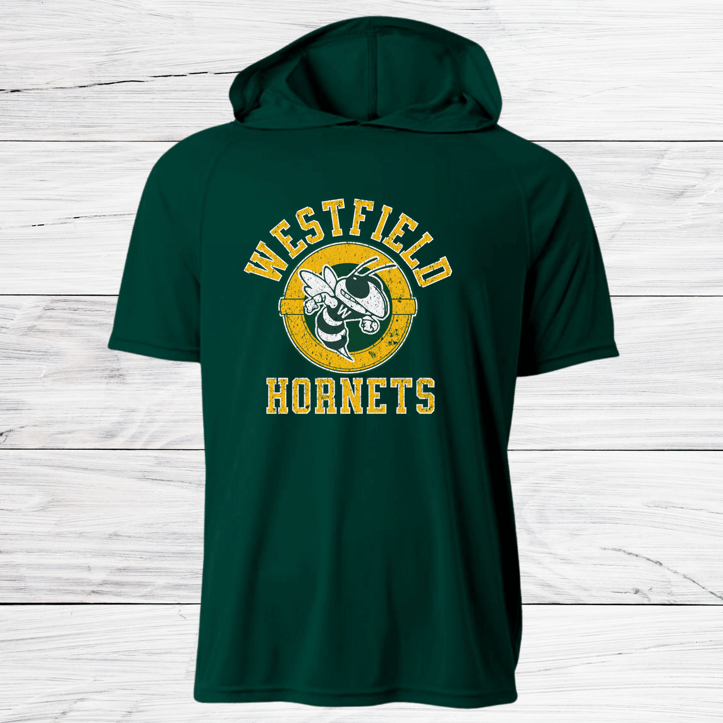 Westfield Design-D- Dri Fit Shirt w/ Hoods-Short and Long Sleeve