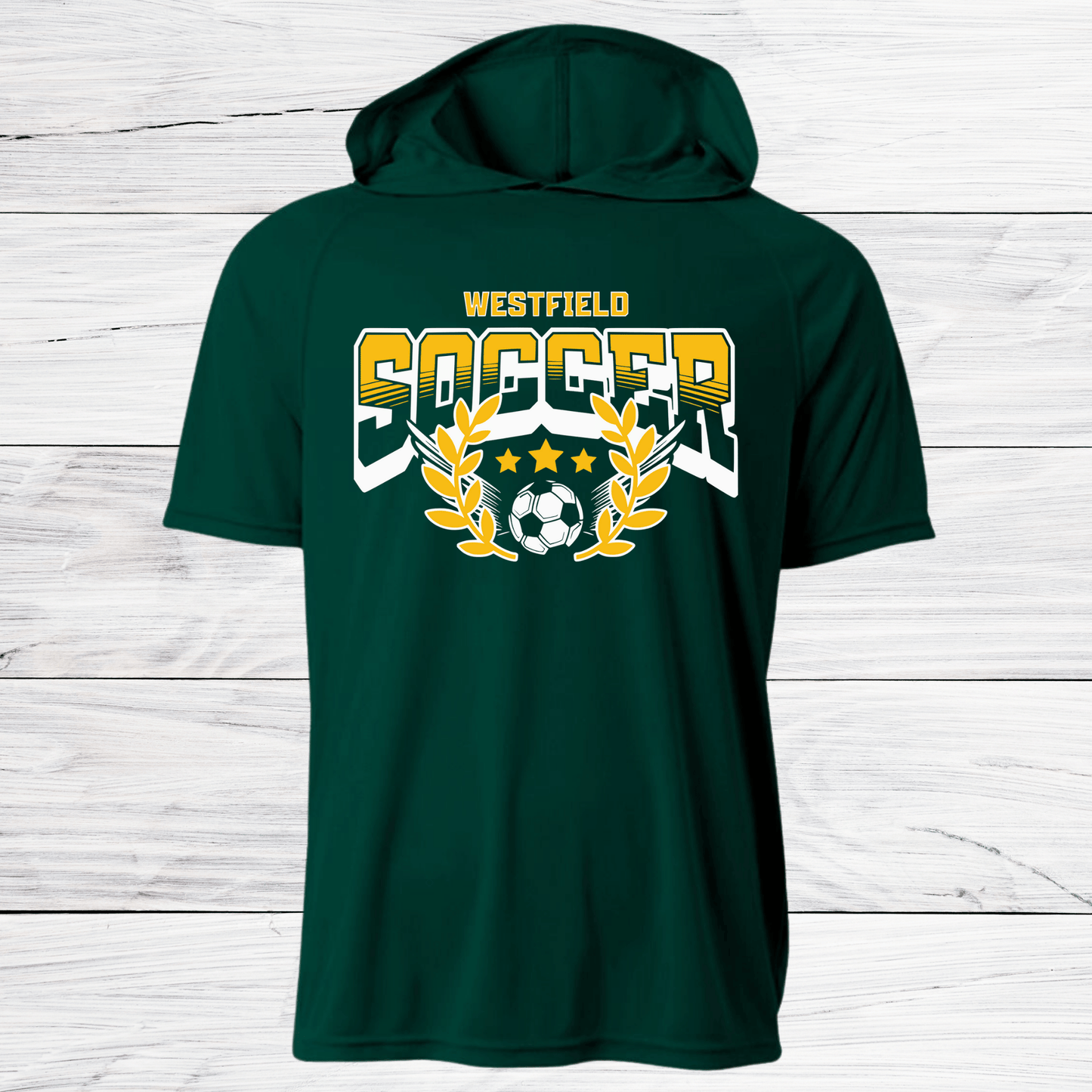 Westfield Design-Soccer- A- Dri Fit Shirt w/ Hoods-Short and Long Sleeve