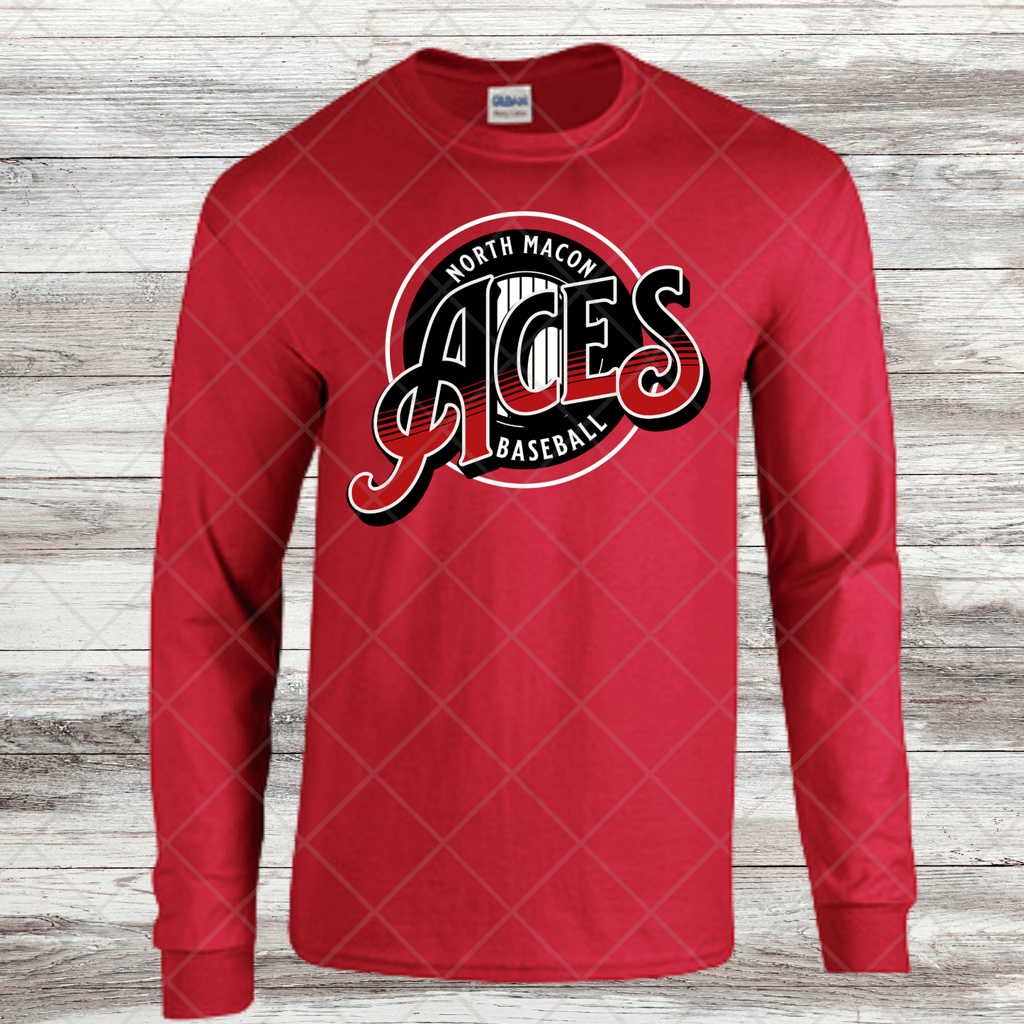 Aces- Design 5- Long Sleeve- Cotton or Dri-Fit