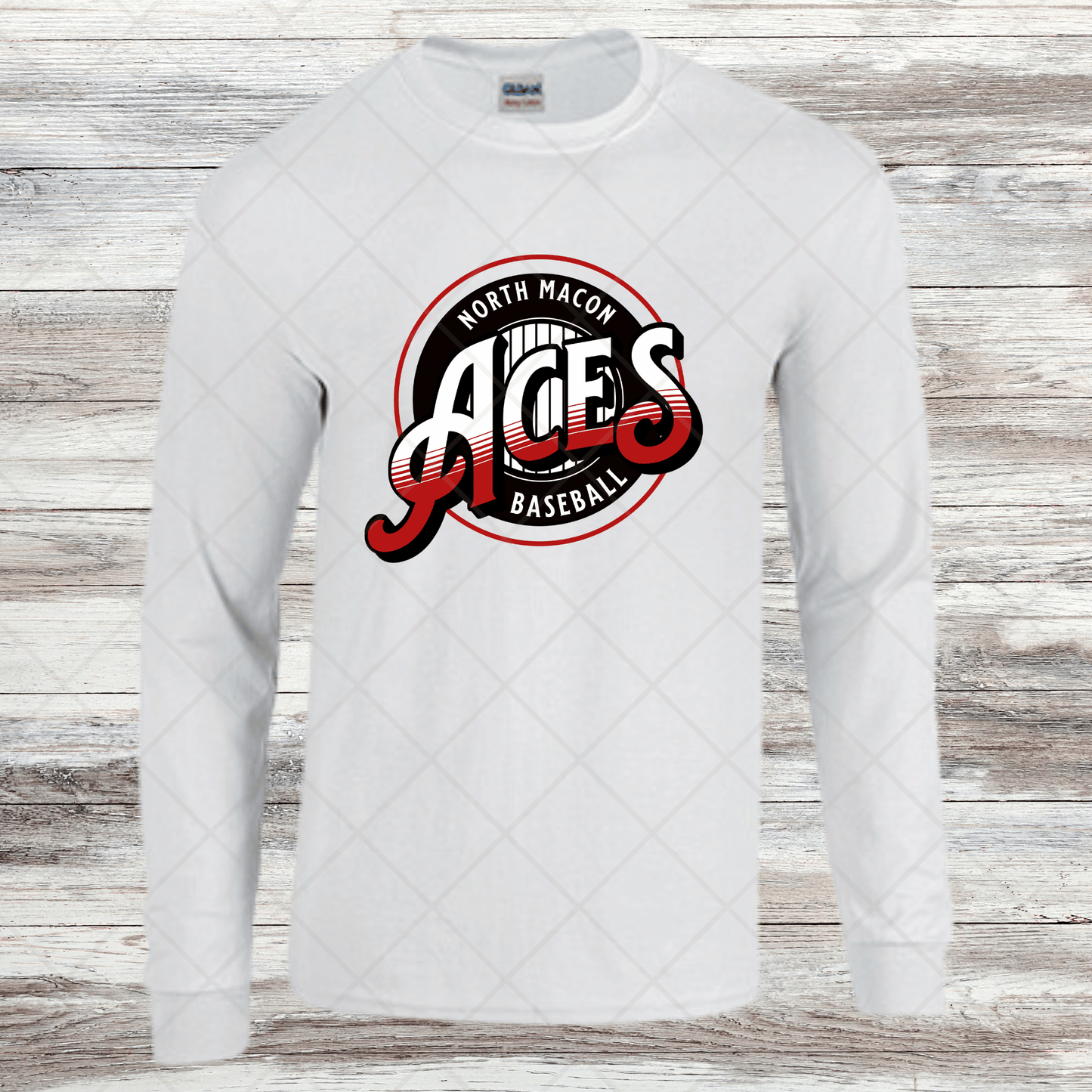 Aces- Design 5- Long Sleeve- Cotton or Dri-Fit