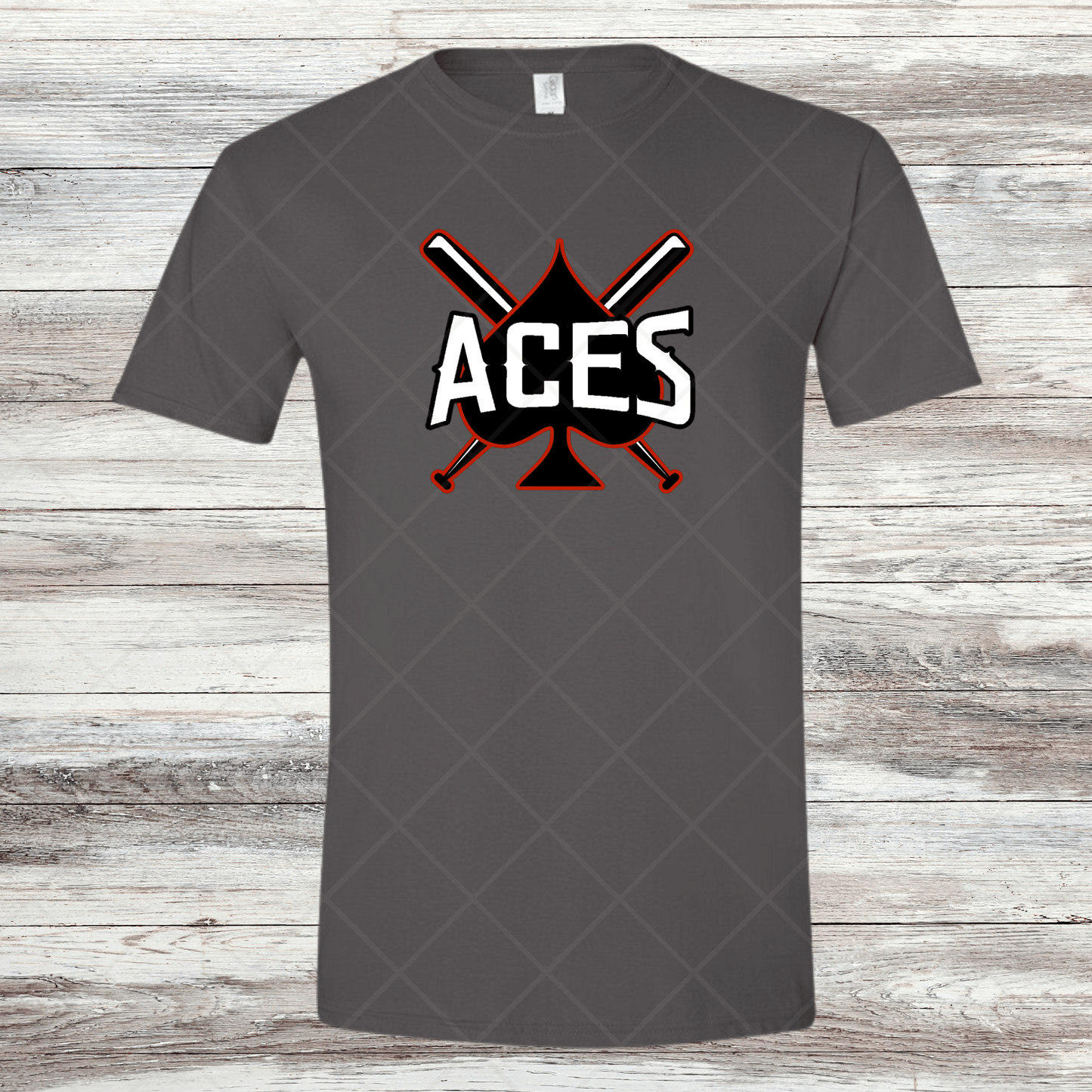 Aces- Design 1- Short Sleeve T-Shirt-Cotton or Dri Fit