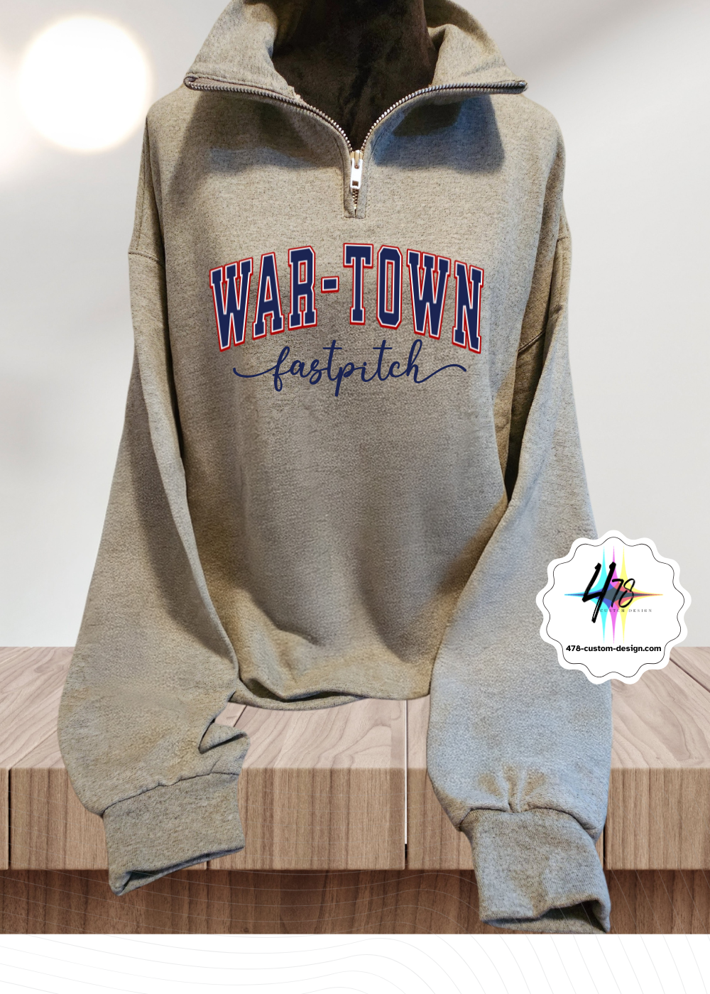 War-Town Fastpitch -1/4 Zip Fleece Women Style- 3 Colors