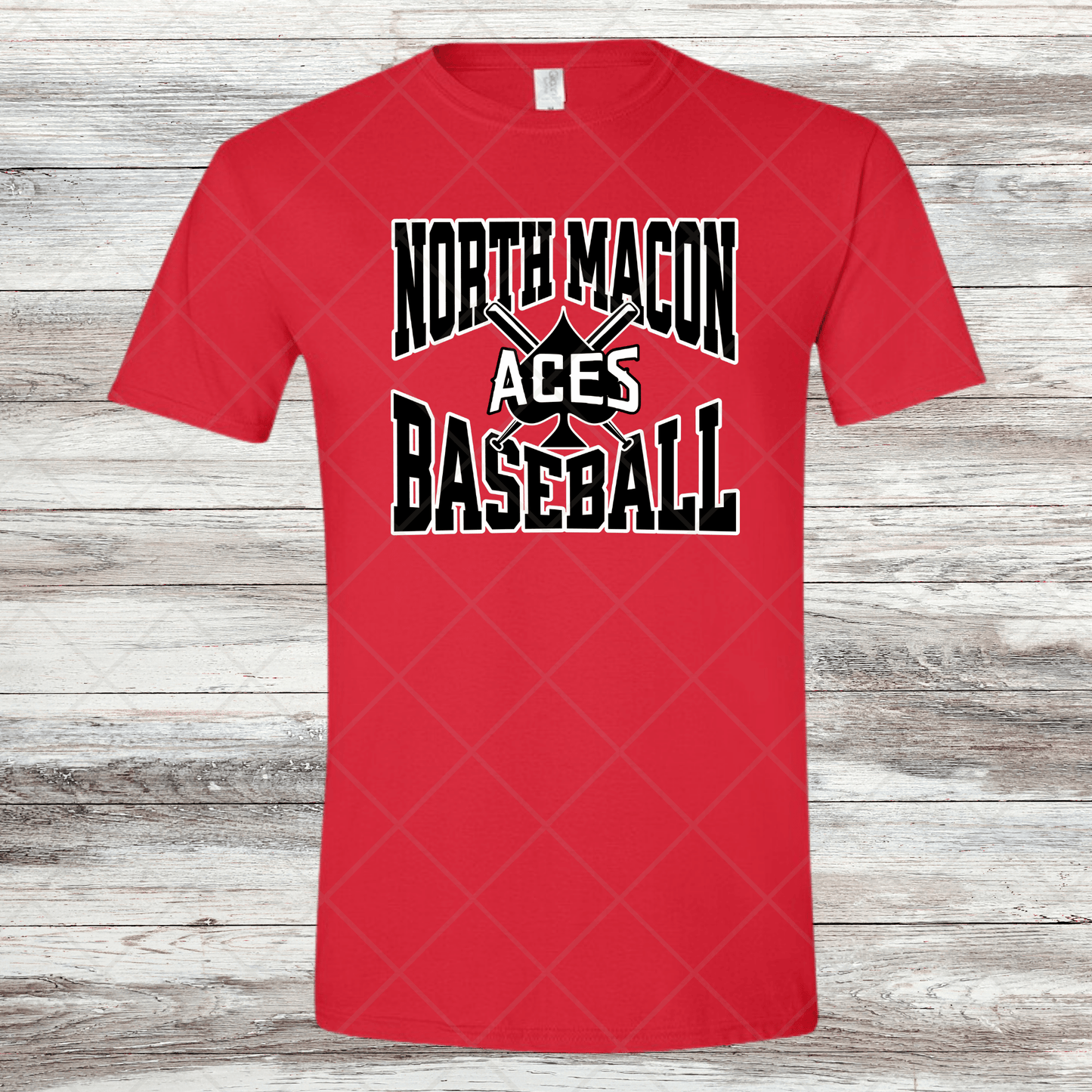 Aces- Design 4- Short Sleeve T-Shirt-Cotton or Dri Fit