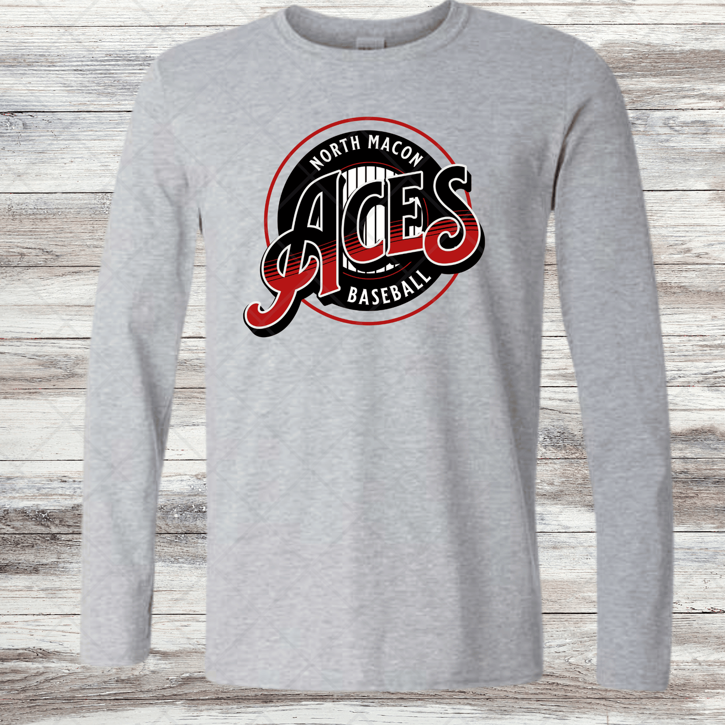 Aces- Design 5- Long Sleeve- Cotton or Dri-Fit