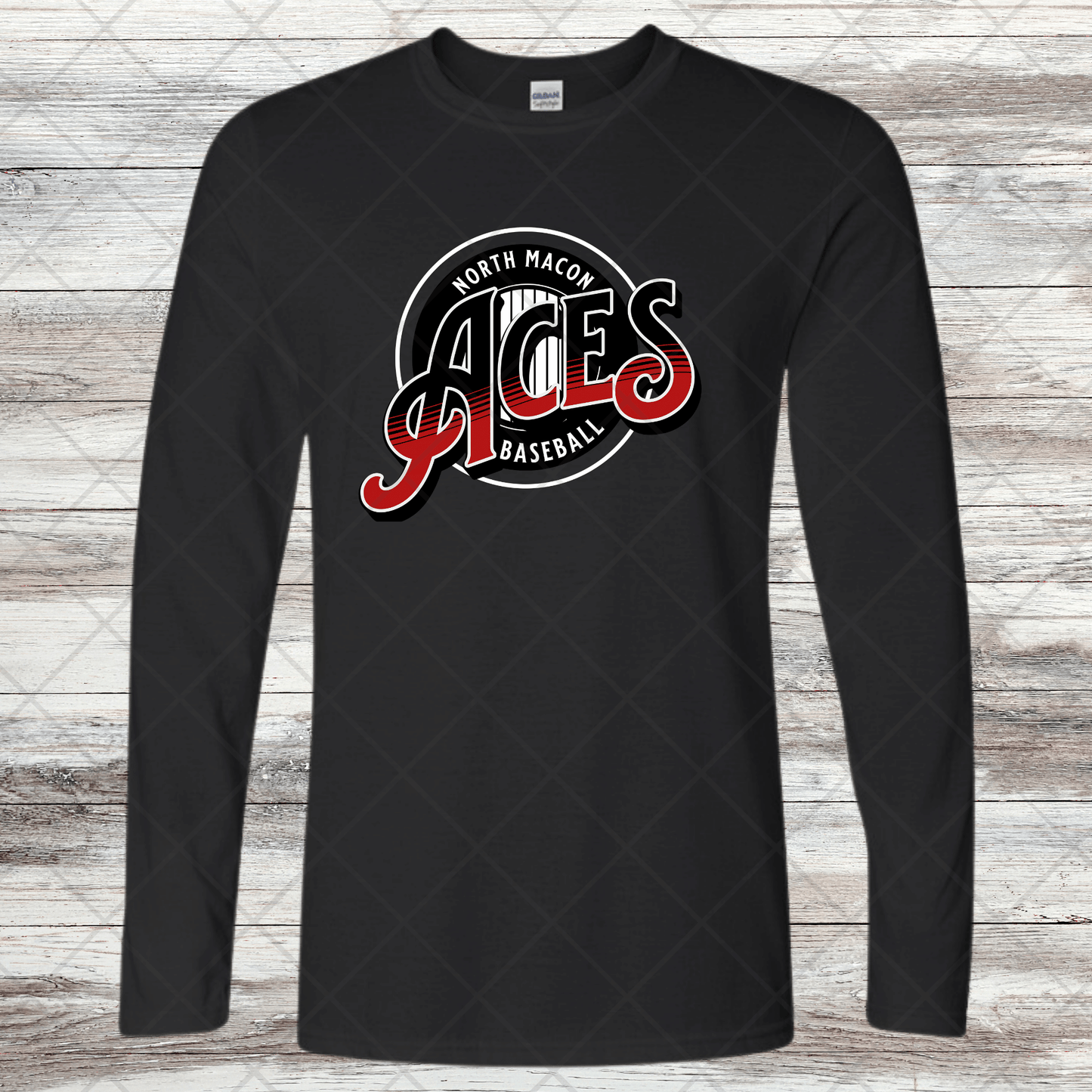 Aces- Design 5- Long Sleeve- Cotton or Dri-Fit