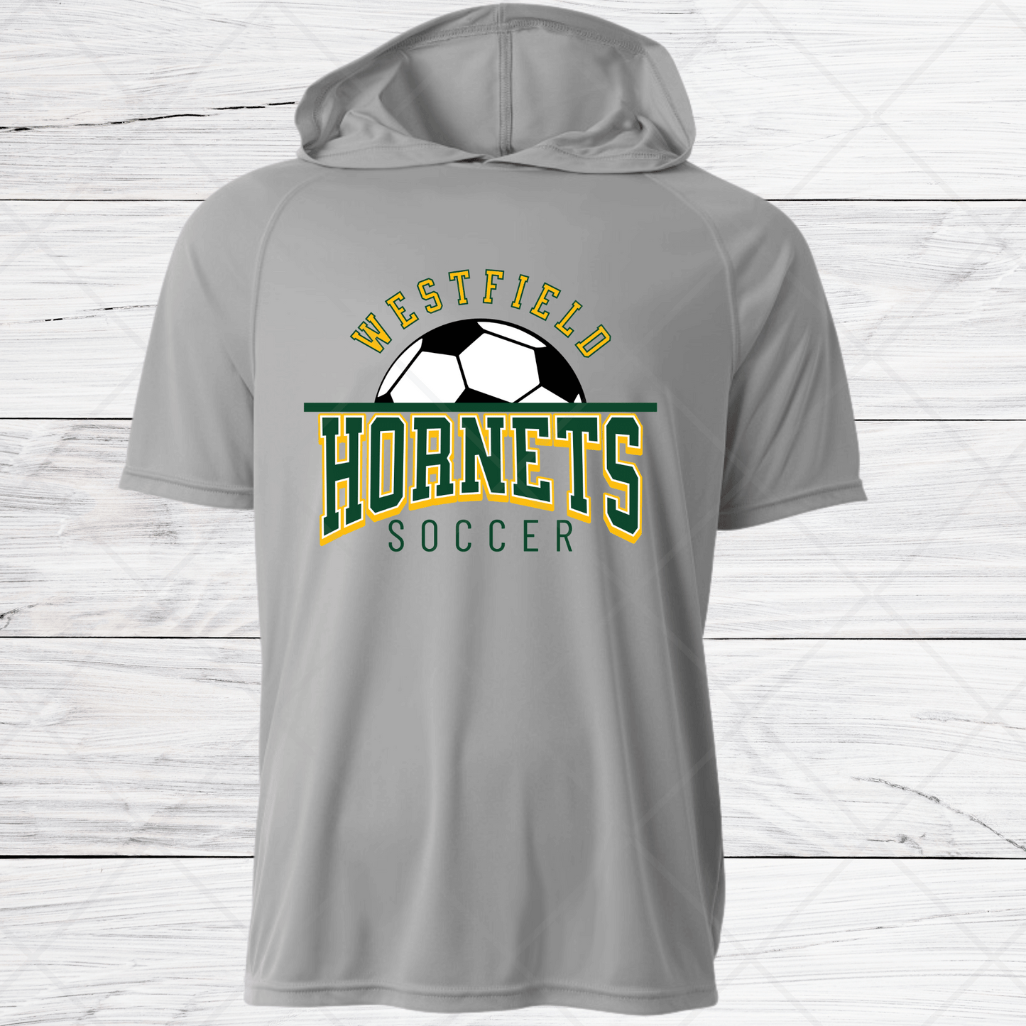Westfield Design-Soccer- B- Dri Fit Shirt w/ Hoods-Short and Long Sleeve
