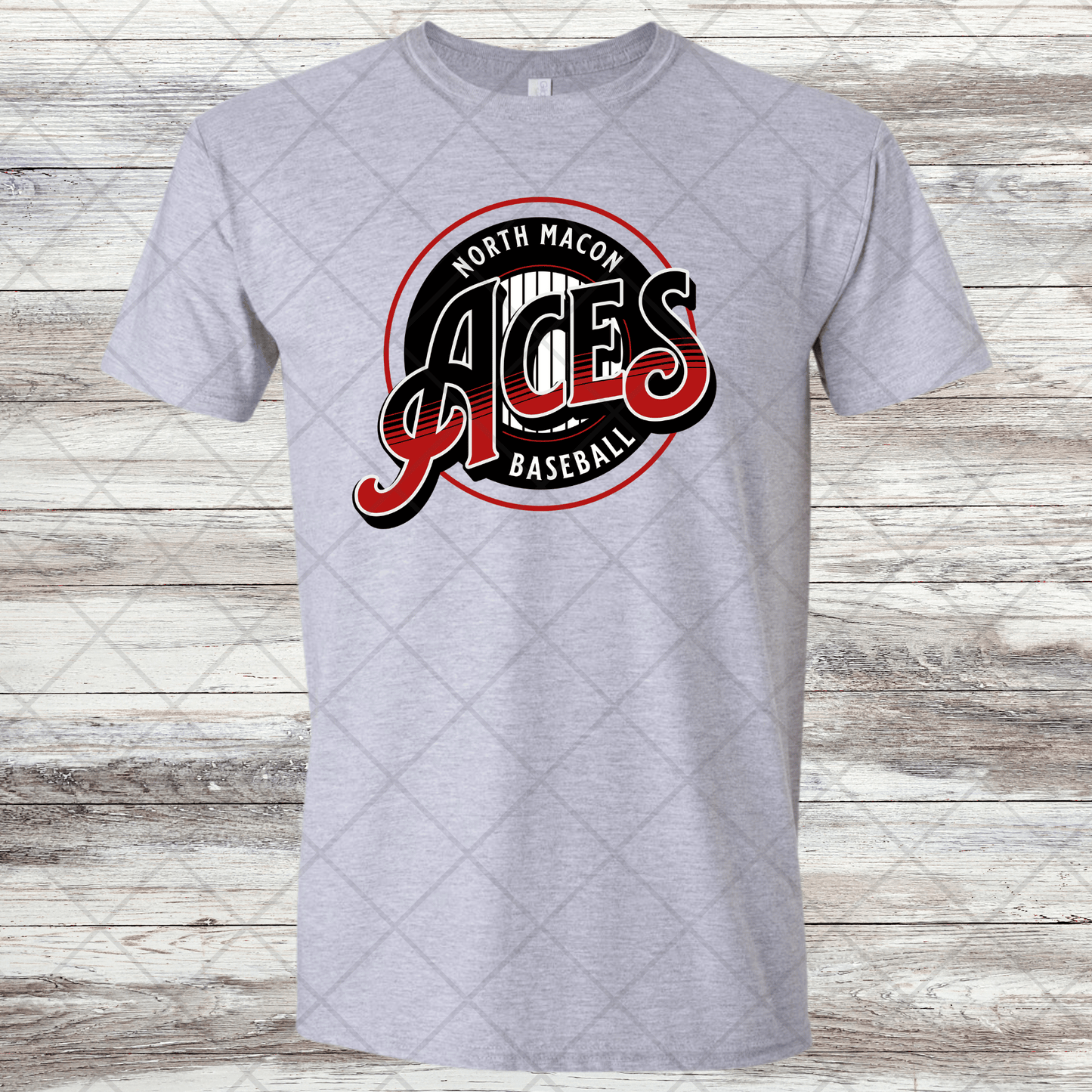 Aces- Design 5- Short Sleeve T-Shirt-Cotton or Dri Fit