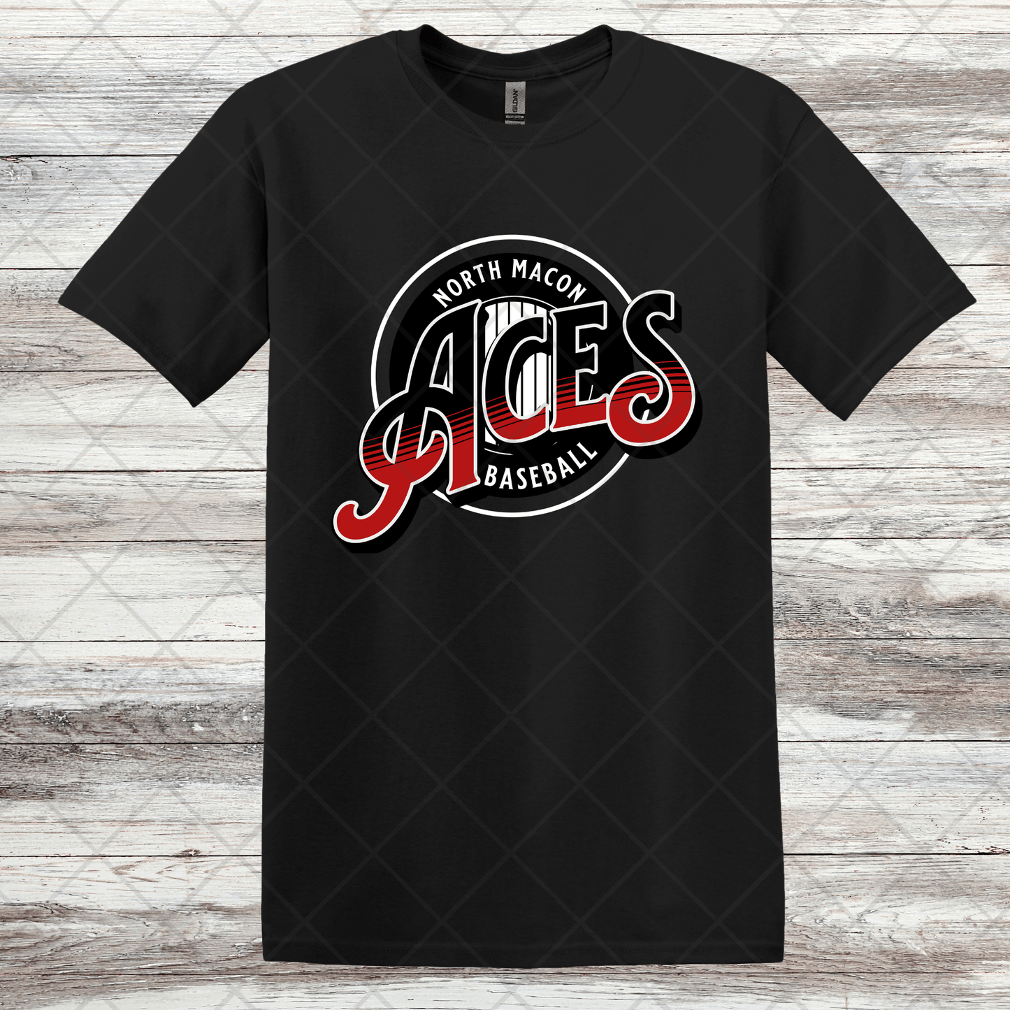Aces- Design 5- Short Sleeve T-Shirt-Cotton or Dri Fit